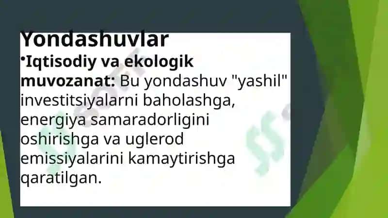 Yashil iqtisodiyot 4