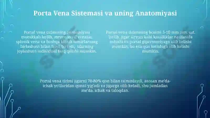 Kava-Kavol, Porto-Kavol Anastomozlar 4