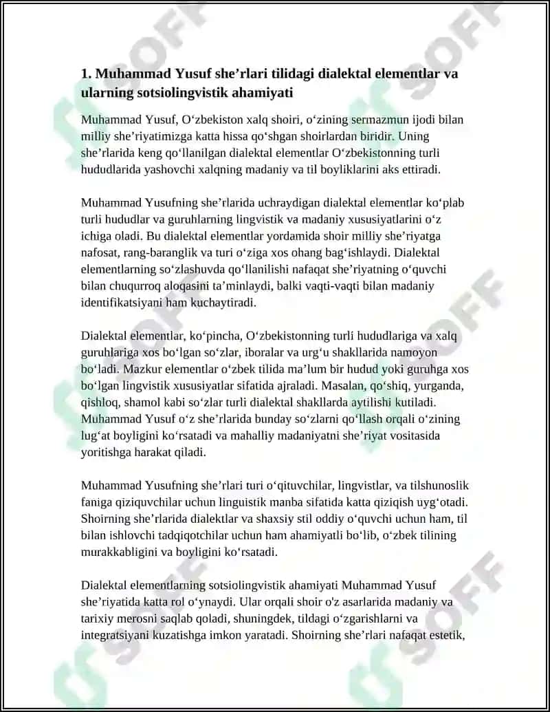 MUHAMMAD YUSUF SHEʼRLARI TILINING SOTSIOLINGVITIK TAHLILI 4