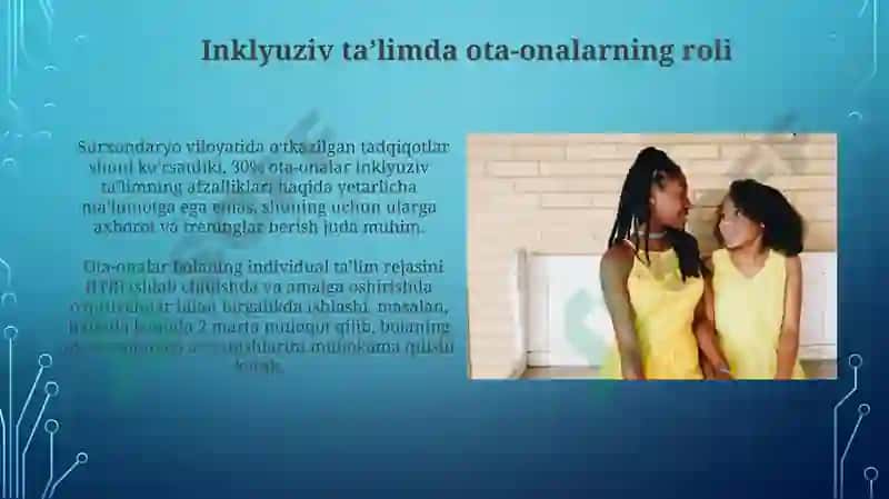 Inklyuziv taʼlim Abdumurodova Sevinch 4