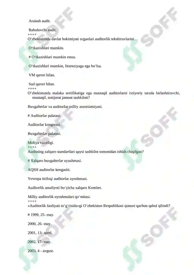 Auditorlik faoliyati 4