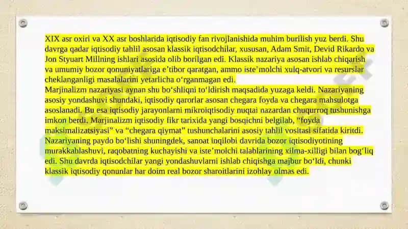 Marjinalizmning rivojlanish nazariyalari 4