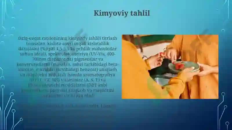 Ovqat ratsioni gigenik baholash 4
