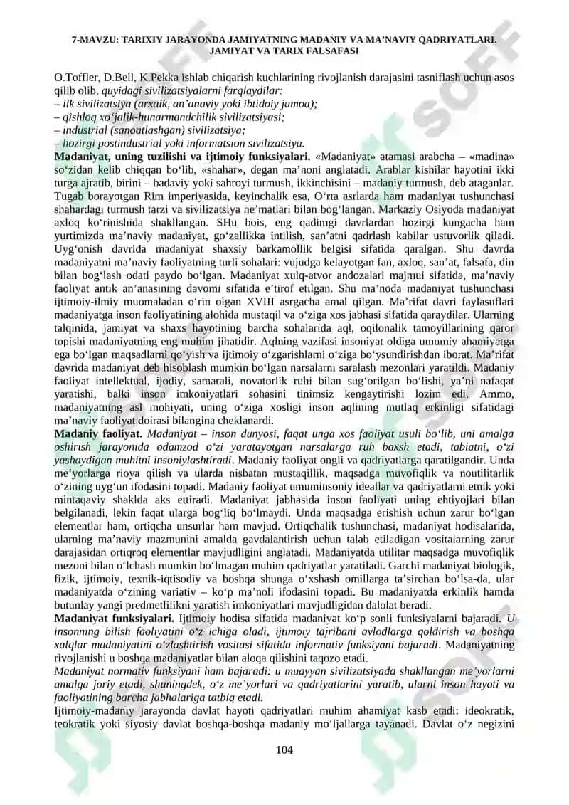 Jamiyat va Tarix Falsafasi 4