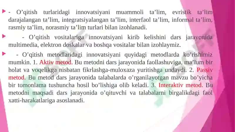Ta'limda Innovatsion Jarayonlar 4