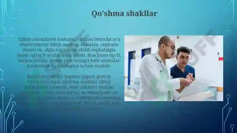 Lotin tili va tibbiy terminologiyaga kirish 4