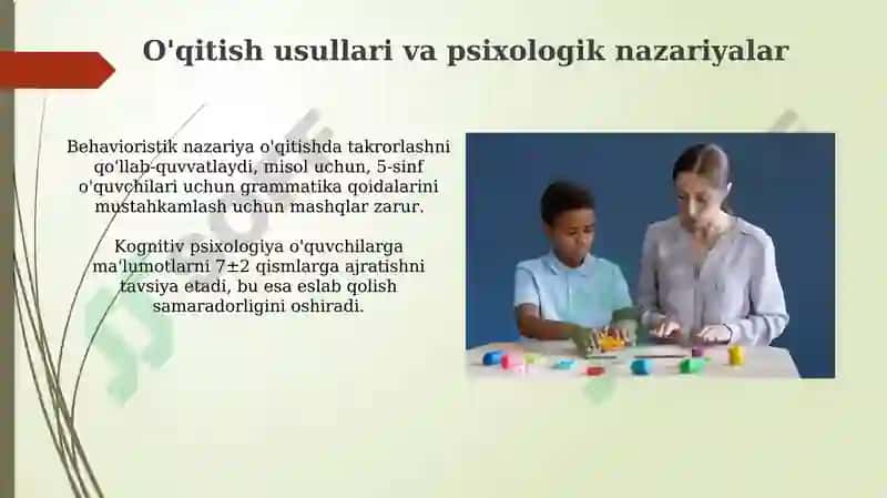 Pedagogika va psixologiya fanlarining integratsiyasi 4