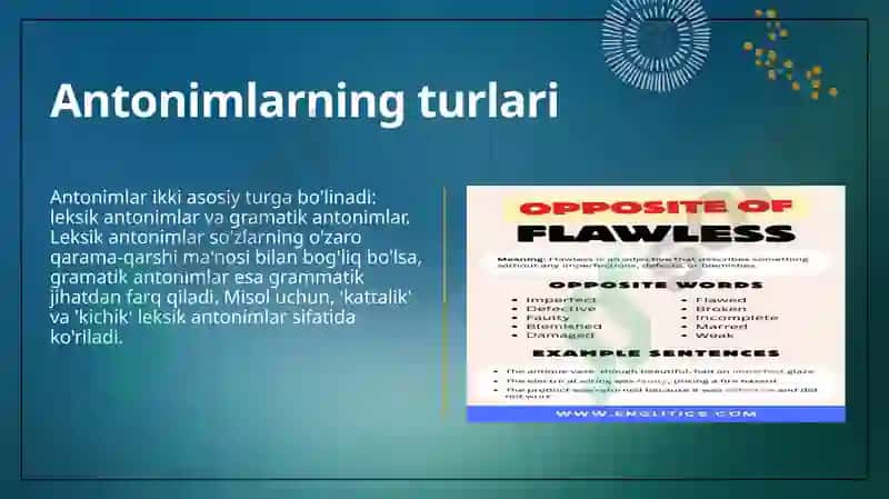 Antonimlar va ularning mohiyati 4