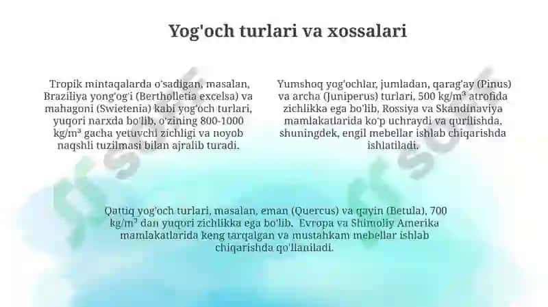 Yog'ochga ishlov berih texnologiyasi 4