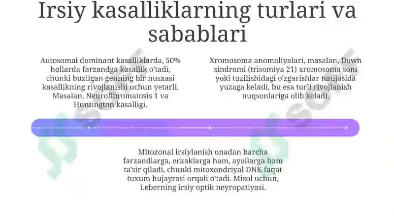 Irsiyat va irsiy kasalliklar 4