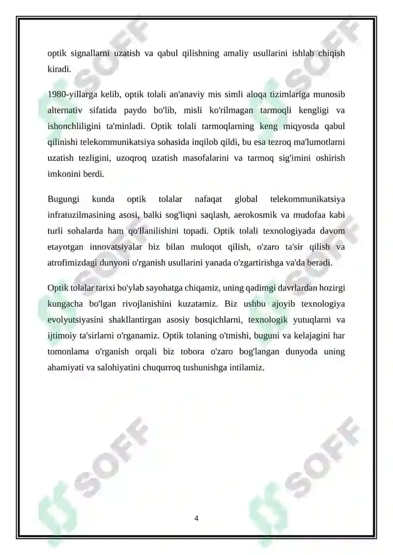 Tolali optikani rivojlanish tarixi 4