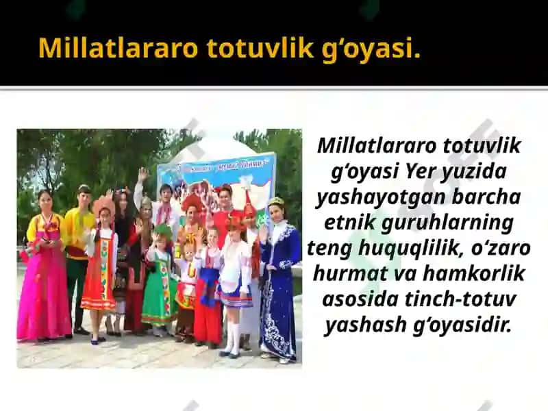 Millatlar aro totuvlik-yurt farovonligi garovi 4