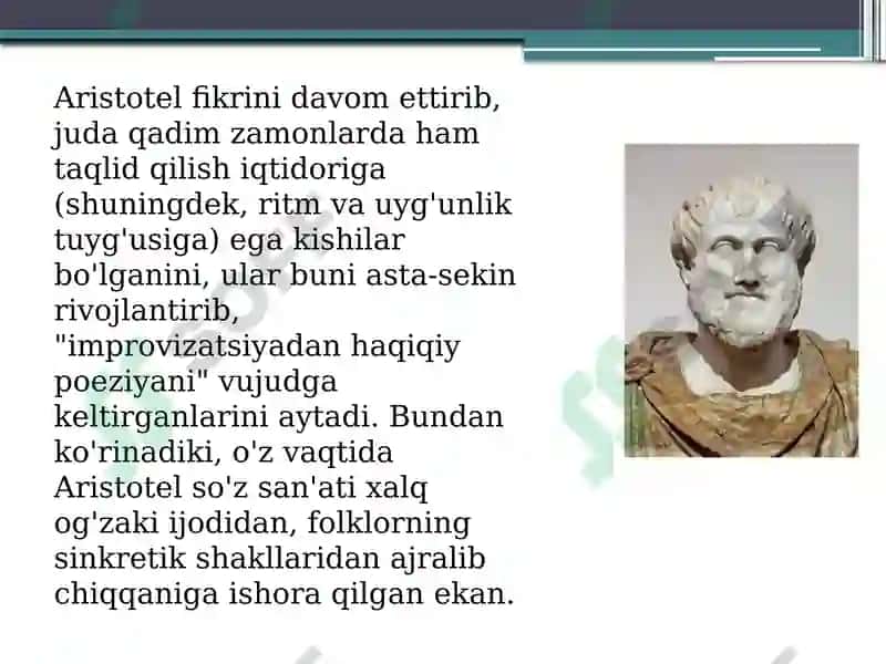 Aristotelning poetika asari 4