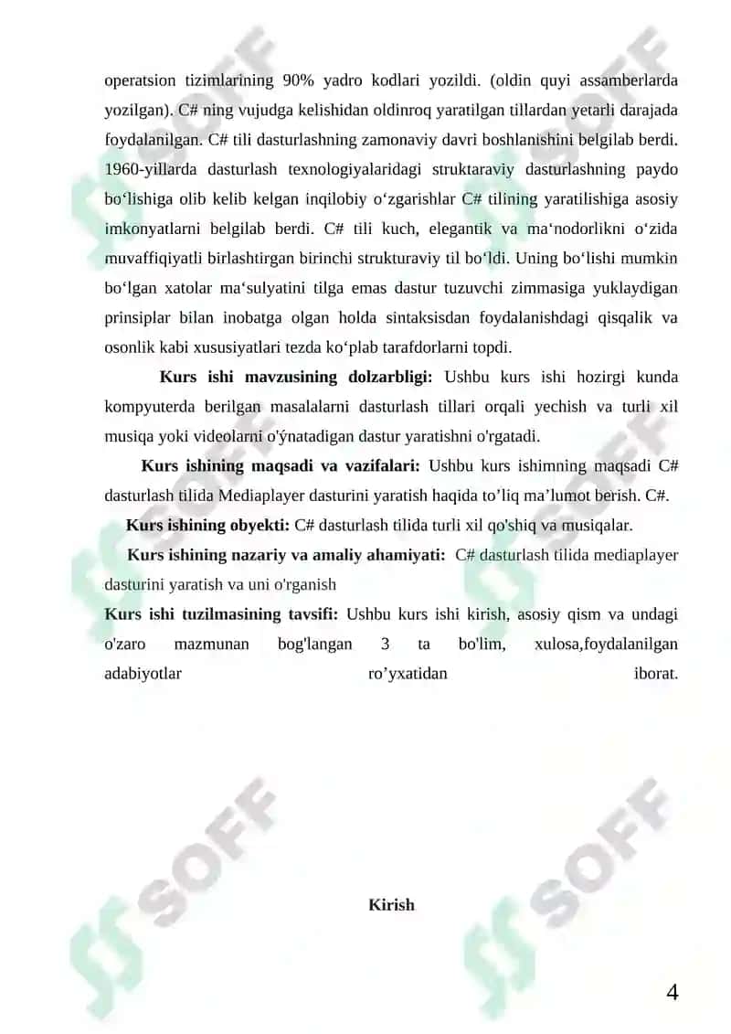 C# dasturlash tilida MediaPlayer dasturnini yaratish 4