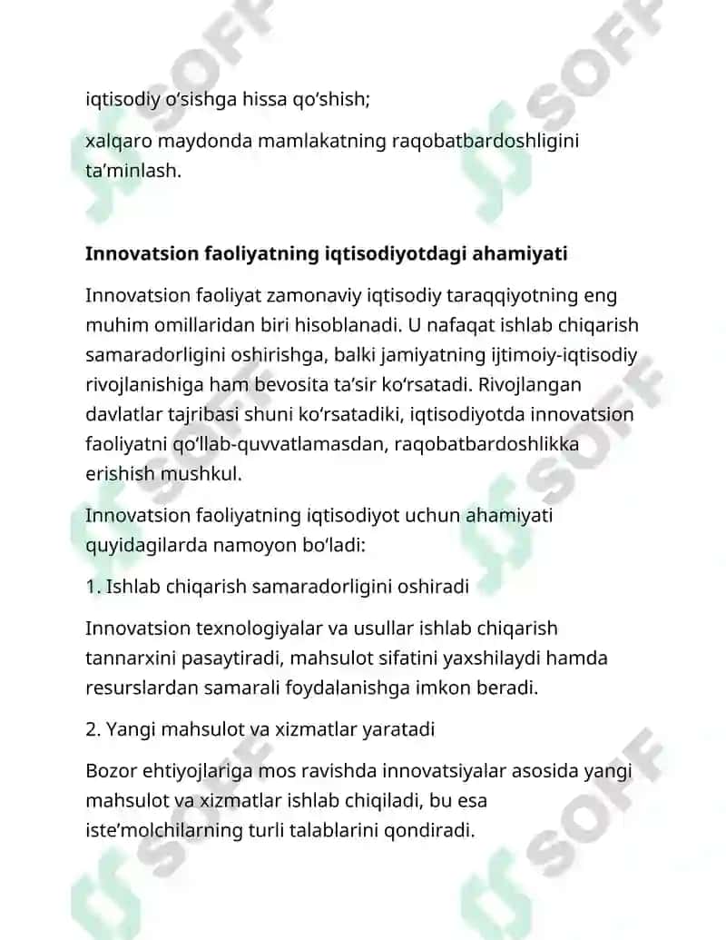 Innovatsion faoliyat 4