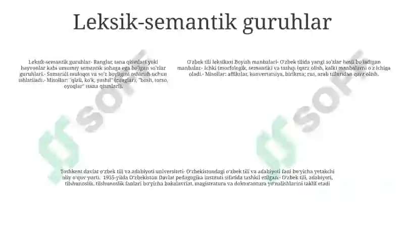 O'Zbek Tili Leksikasining Boyish Manbalari 4