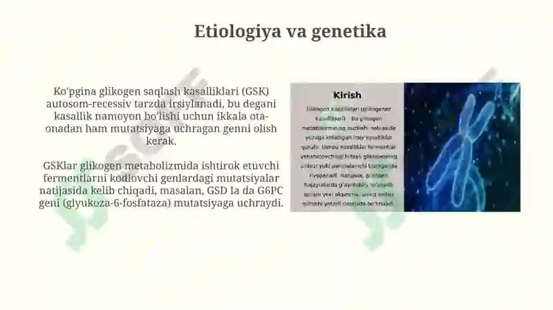 Glikogen saqlash kasalliklari 4
