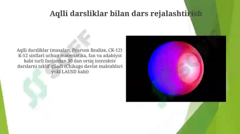 Aqlli Darslik Xususiyatlari va Funksiyalari 4