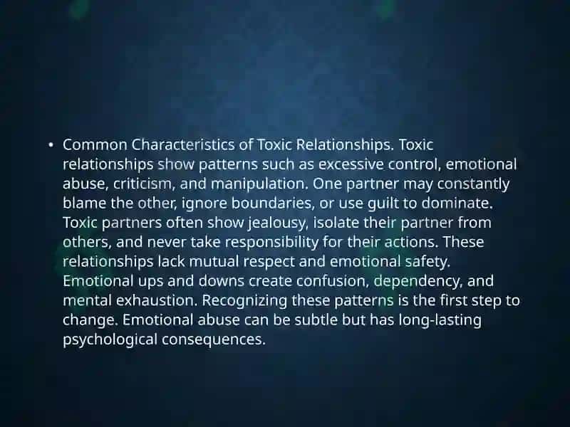 Toxic Relationships and How to Identify Them 4