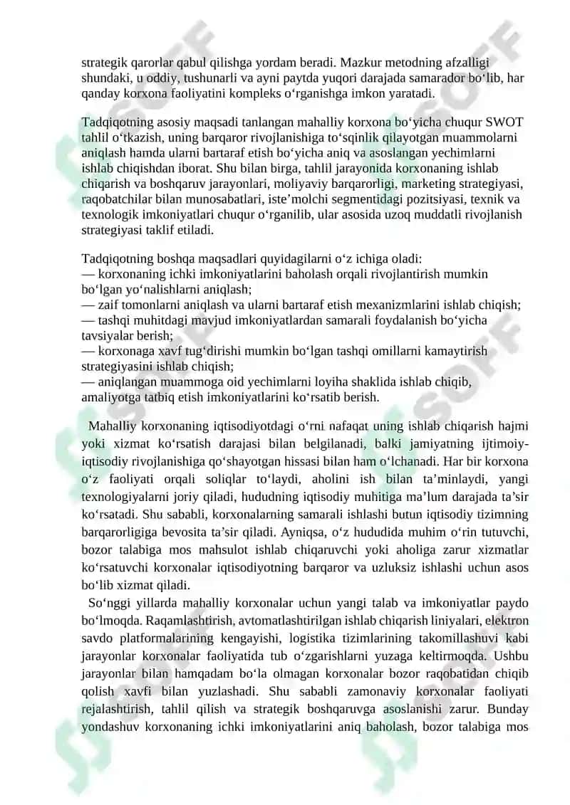 SWOT tahlil 4