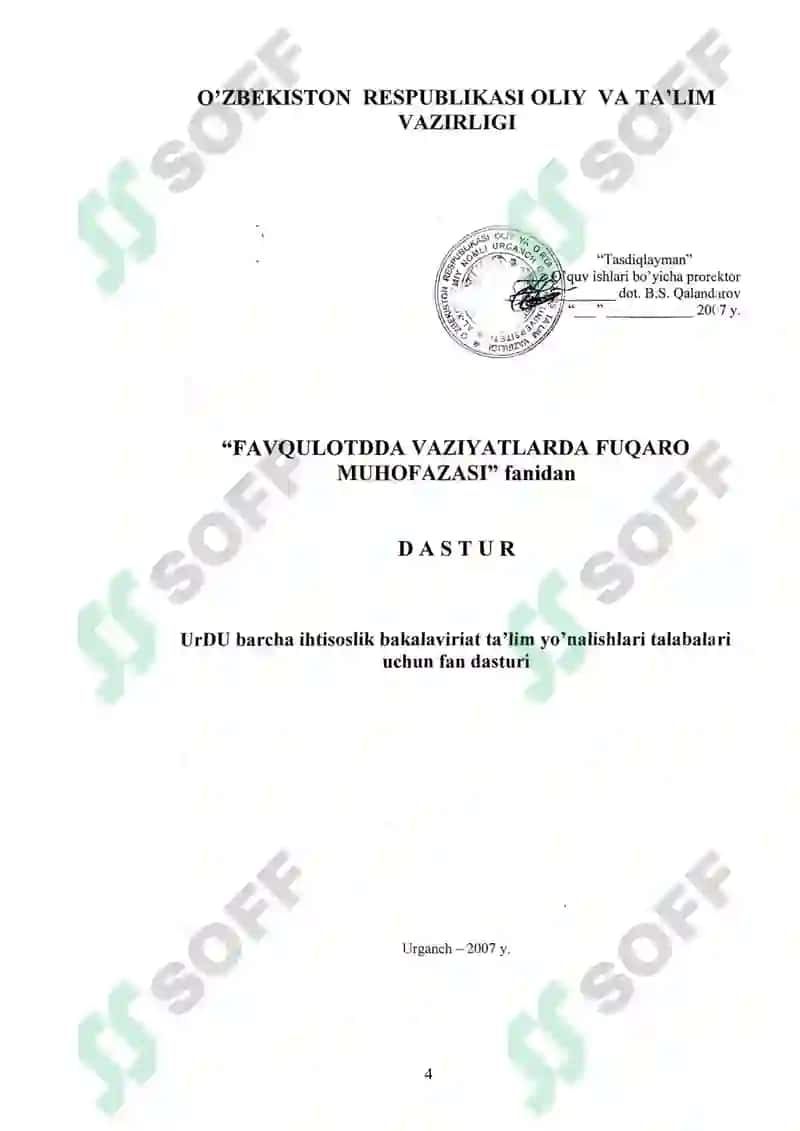 Favqulodda vaziyatlarda fuqaro muhofazasi 4