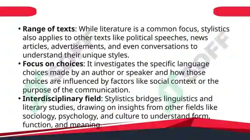 TEXT AS A SUBJECT OF STYLISTIC STUDY 4