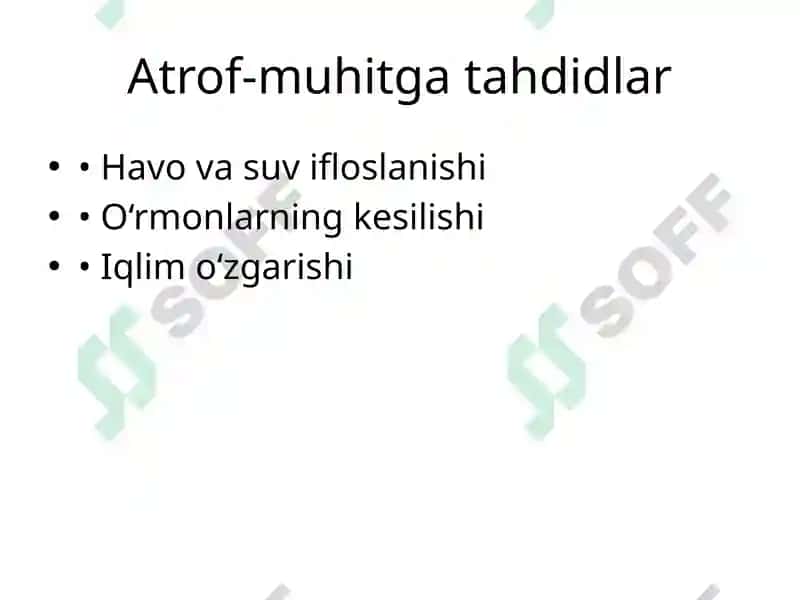 Atrof-muhitni qadrlash kerak 4