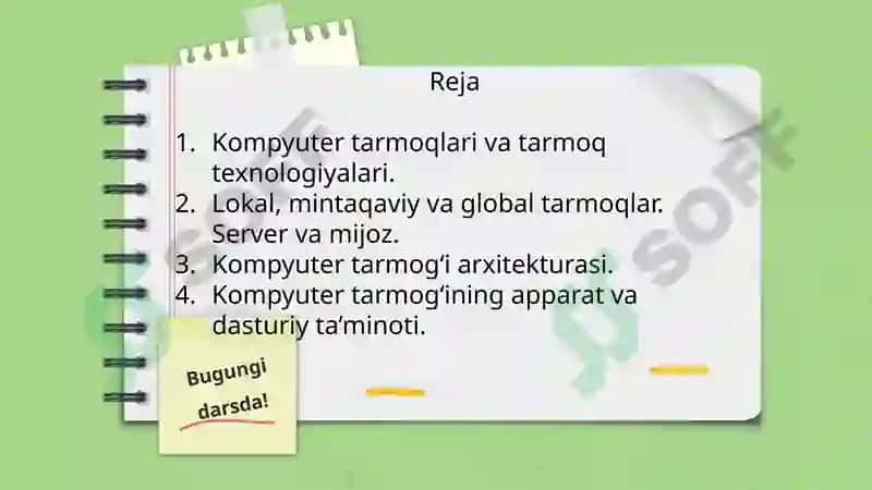 Kompyuter tarmoqlari va tarmoq texnologiyalari 4