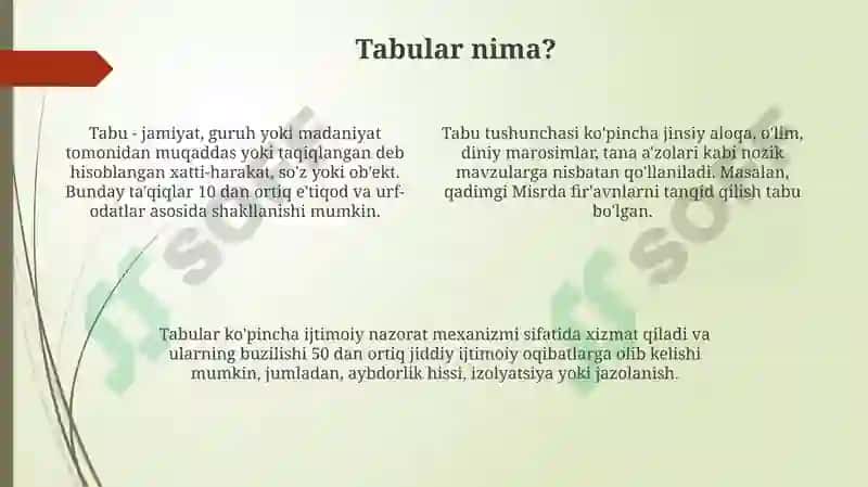 Tabu va Efemizmlar 4