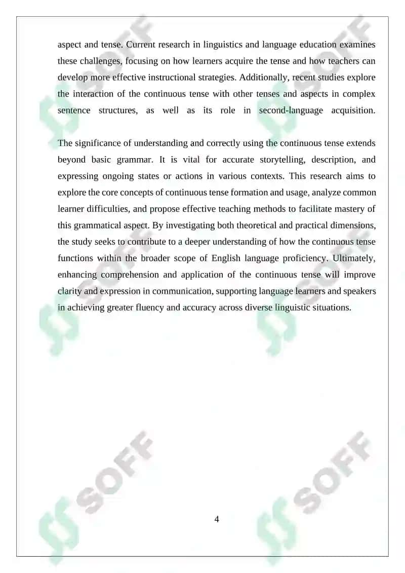 Continuous Tense 4