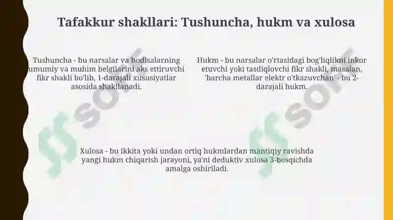 Tafakkur operatsiyalari 4