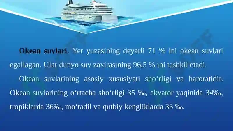 Gidrosferavauning tarkibiy qismlari 4