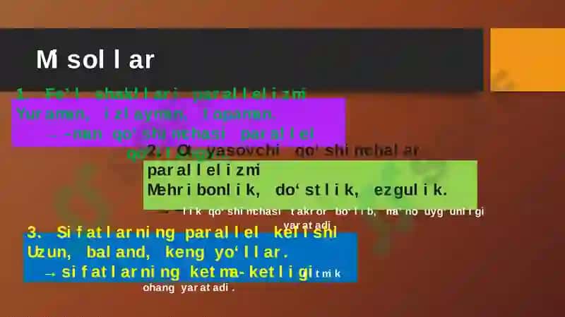 Morfologikparallelizm 4