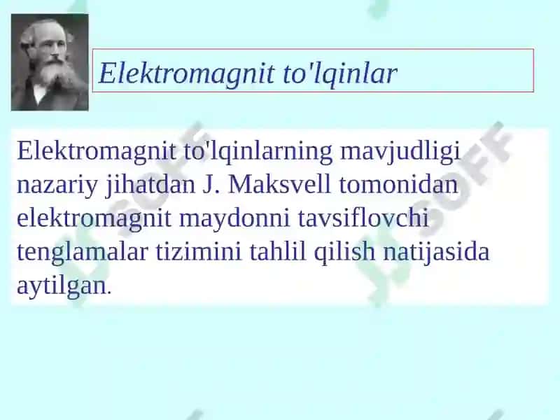 Elektromagnit to'lqinlar 4