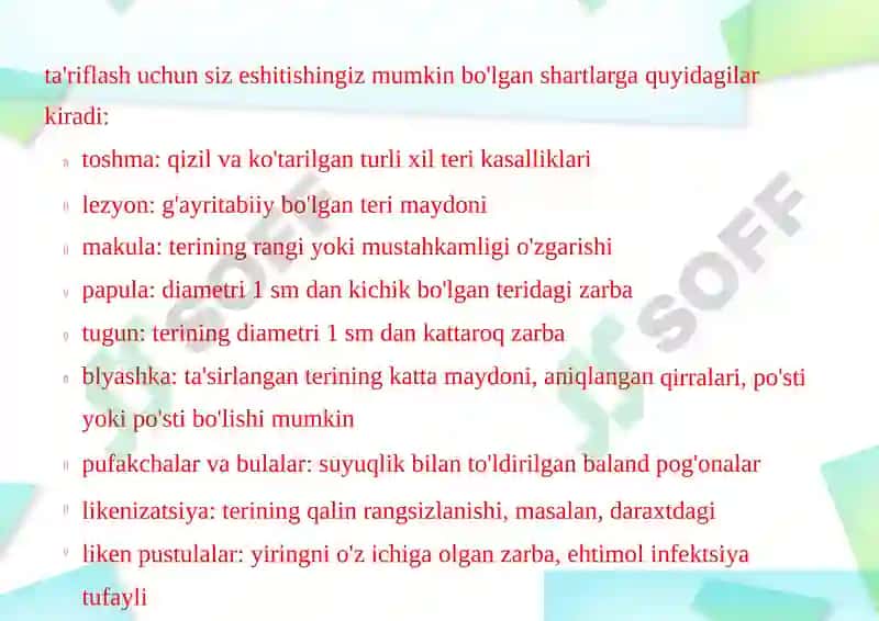 Dermatozlar 4