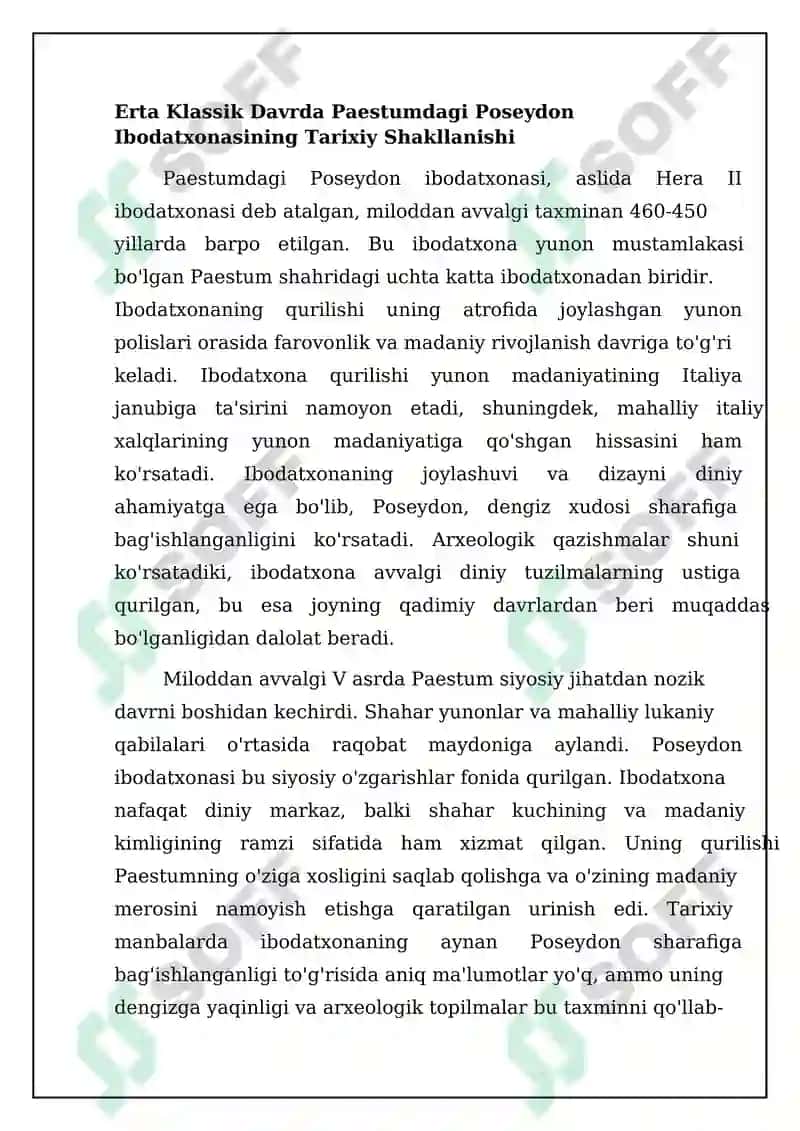 Paestumdagi Poseydon ibodatxonasi 4