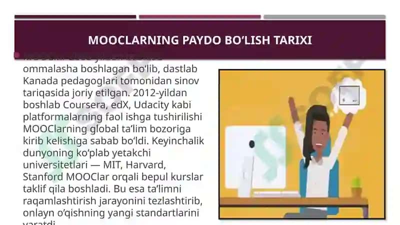 Ommaviy ochiq onlayn kurslardan(MOOC) foydalanishning samaradorligi 4
