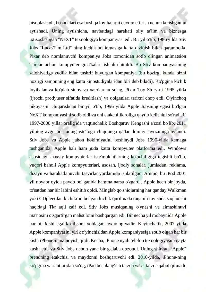 Stiv Jobs boshqaruv tizimi 4