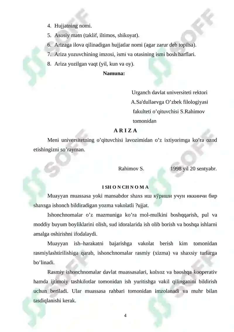 Bildirishnoma 4