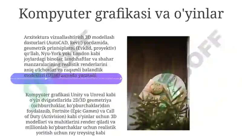 Geometriyaning Hayotga Tatbiqlari 4