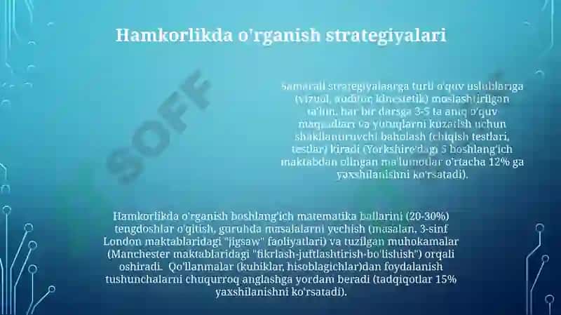 Boshlang'ich Matematikada Texnologiya Integratsiyasi 4