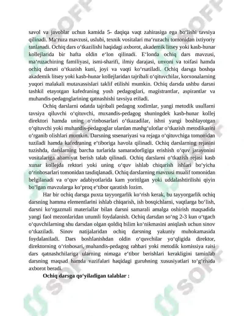 Maktab ilgʻor oʻqituvchilarning ish tajribalarini ommalashtirish 4
