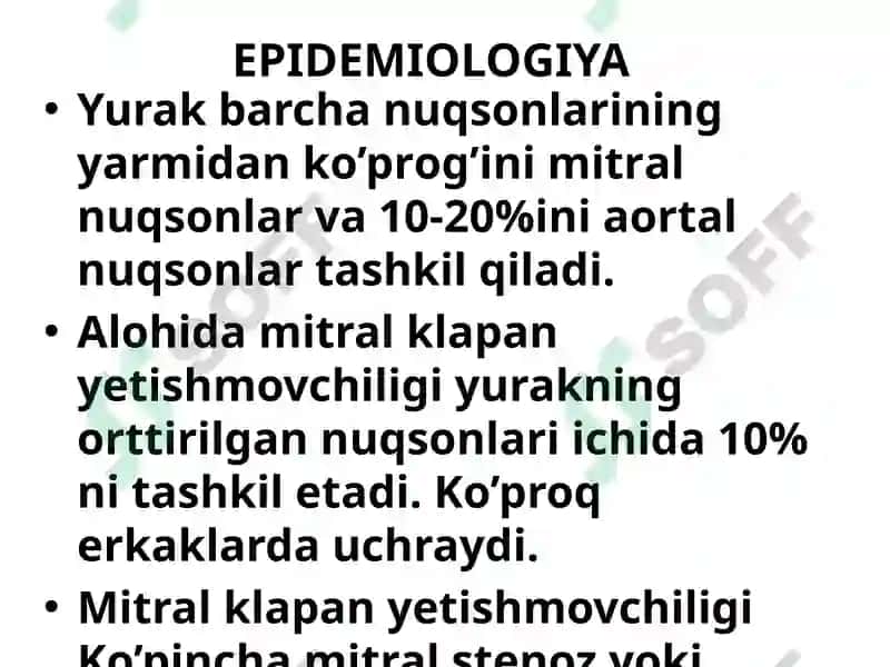 Yurak orttirilgan nuqsonlari 4