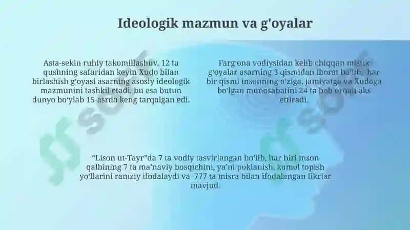Lison ut-tayrning badiiy gʻoyaviy xususiyatlari 4