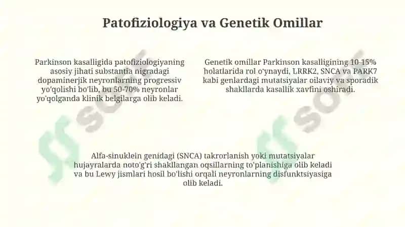 Parkinson kasalligi va uning patogenezi 4