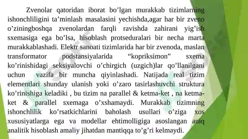 Avtomatlashtirish sistemalarining ishonchliligi 4