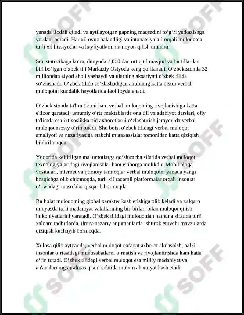 VERBAL VA NOVERBAL MULOQOT TURLARI 4