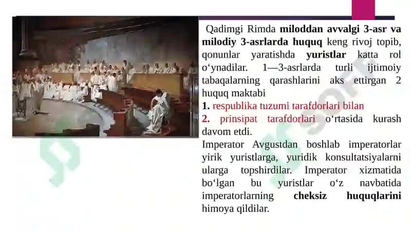 Ilk sivilizatsiyalar: Rimda fan va texnika 4