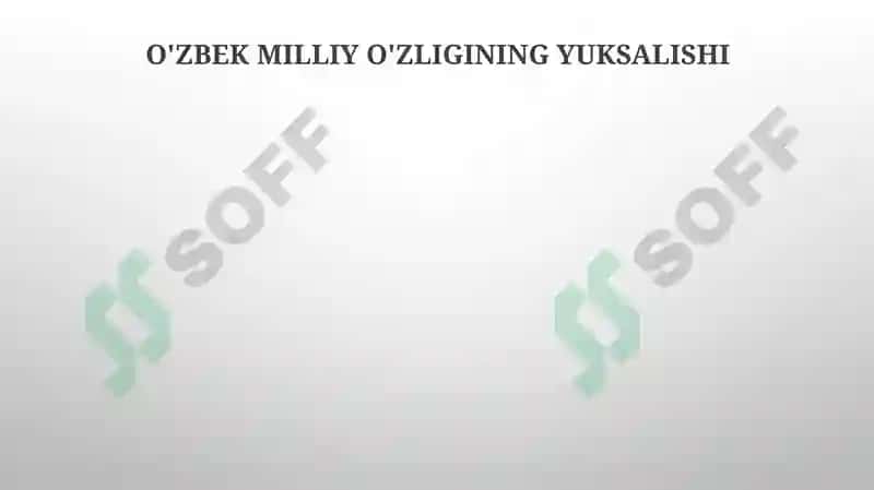 Oʻzbek xonliklari davri etnomadaniy jarayonlar 4