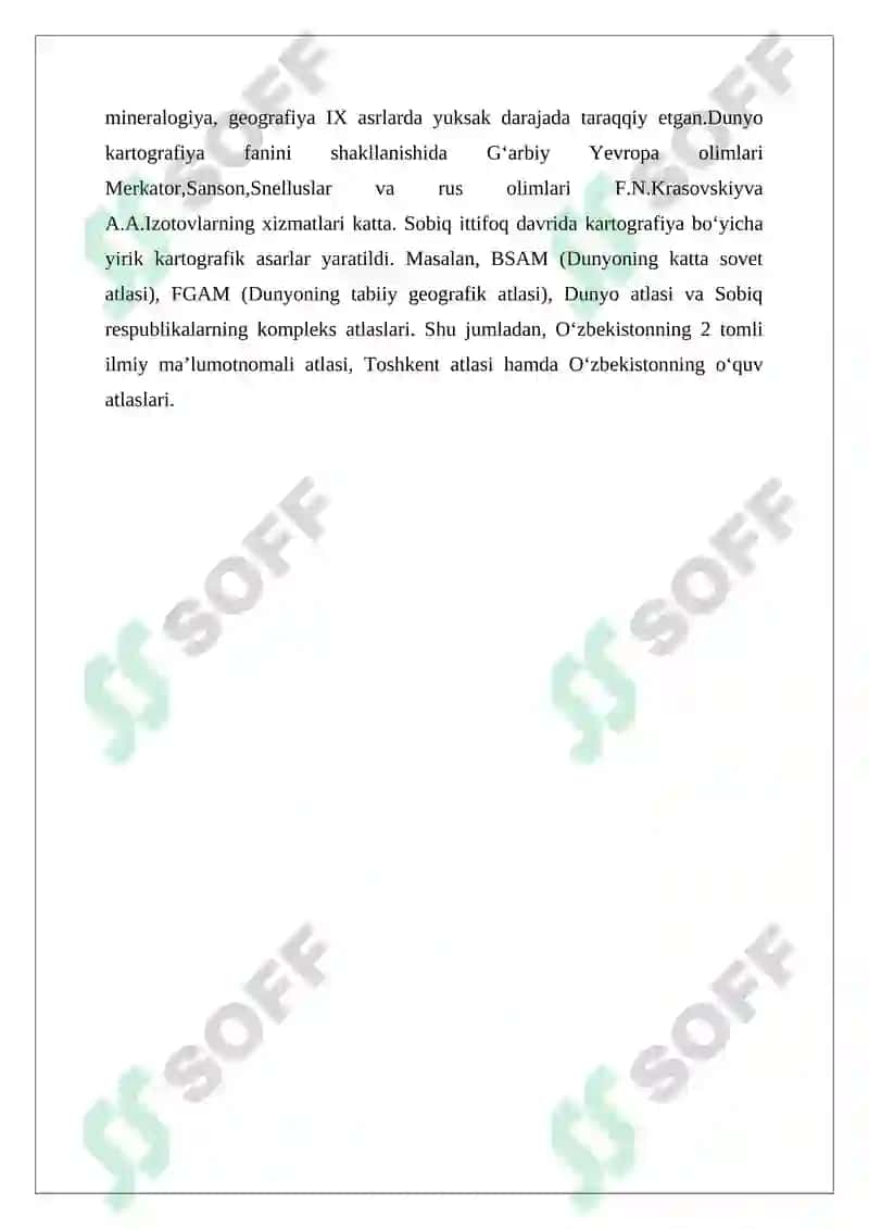 UMUMGEOGRAFIK ATLASLARNI YARATISH TARIXI 4